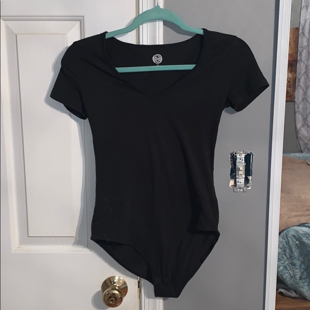 Black T-shirt Body Suit